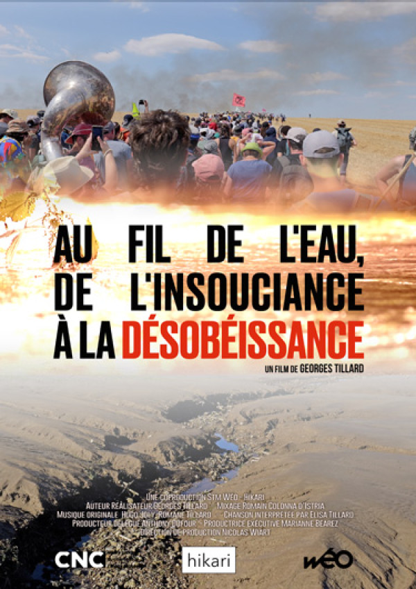Affiche AU FIL DE L EAU DE L INSOUCIANCE A LA DESOBEISSANCE